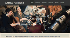 Desktop Screenshot of andrewhallmusic.co.uk